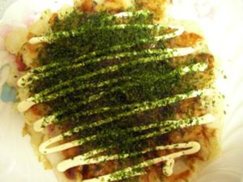 キャベツじゃなく、白菜で！お好み焼き